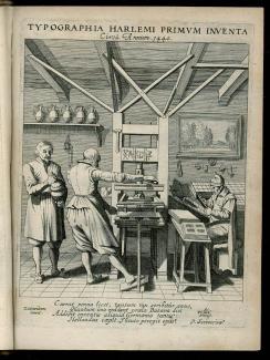 De drukkerij van Laurens Jansz. Coster in 1440